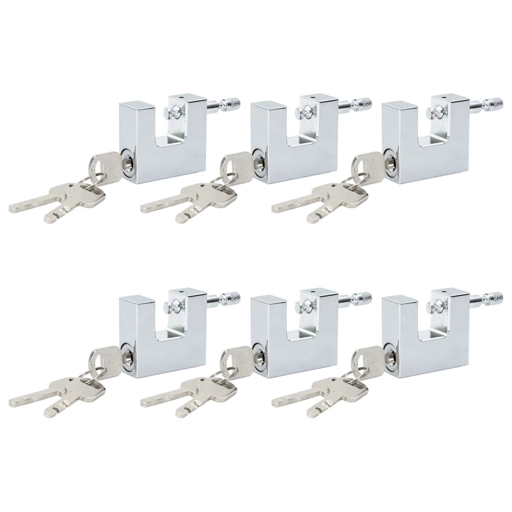 Lucchetto 6 pz Argento Acciaio CFW4143934