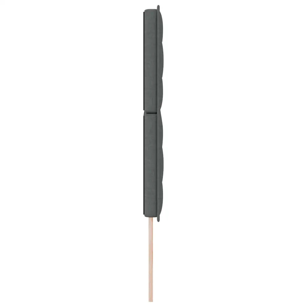Testiera | Testata Grigio scuro 144 cm Tessuto