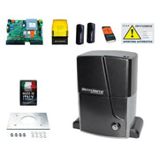 KIT AUTOMATISMO CANCELLO SCORREVOLE 20 Q.LI ELETTRICO RADIO FOTOCELLULE LAMPEGG
