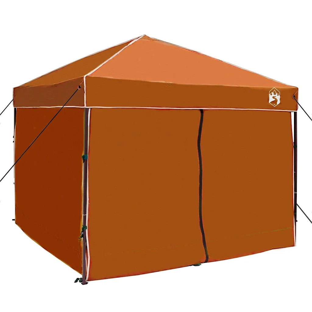 Tenda Gazebo Arancione 243 x 243 x 251 cm Tessuto 42007382
