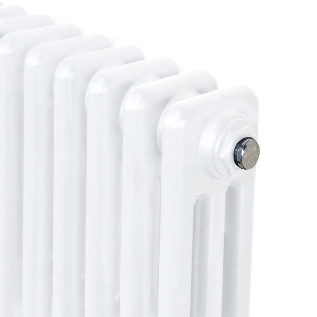 Termosifone Radiatore a 3 colonne per riscaldamento centralizzato Bianco 30 x 83cm