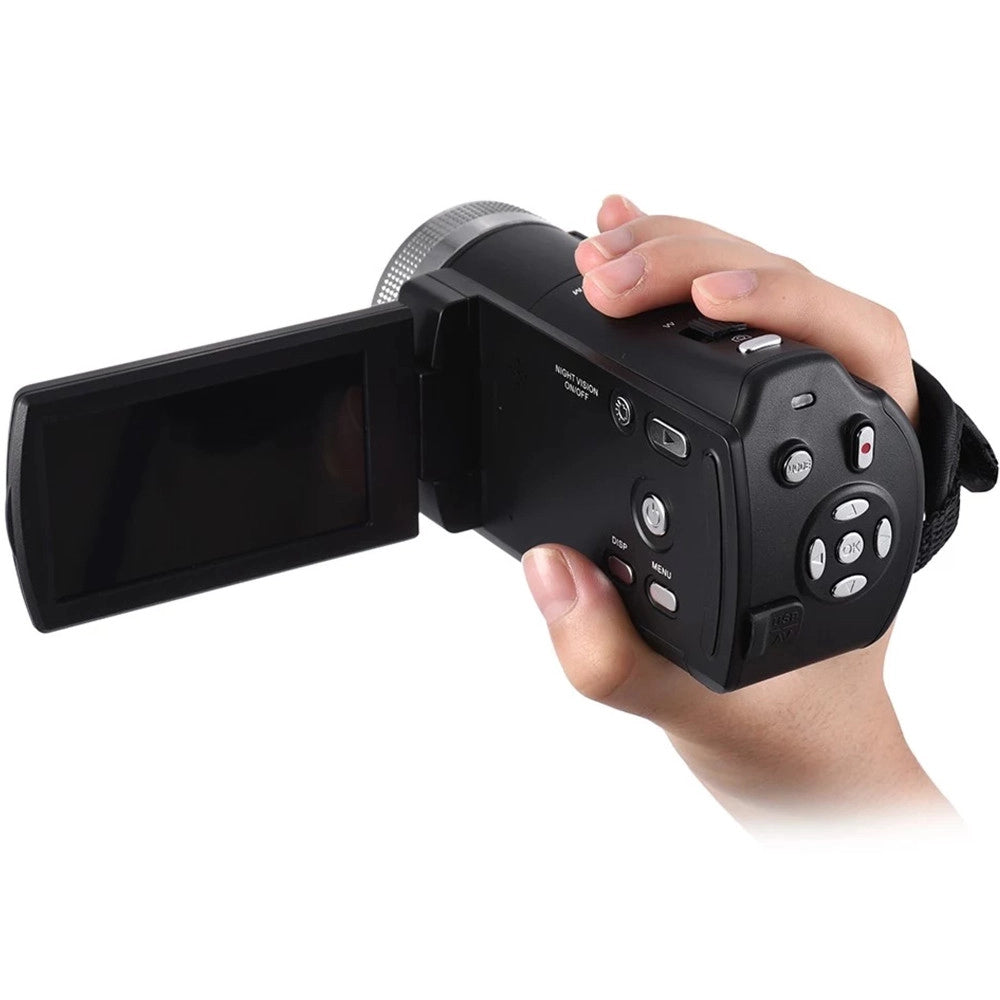 Trade Shop - Videocamera Digitale Professionale 4kdv Piccola Compatta 16x Digital Q-dv16x -