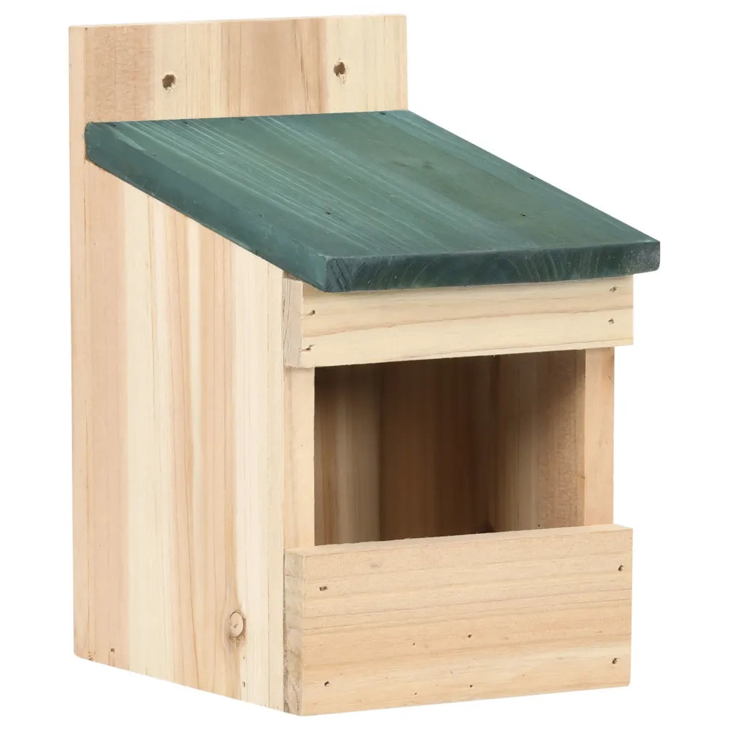 Casette per Uccelli 4 pz 12x16x20 cm in Legno di Abete CFW9516150