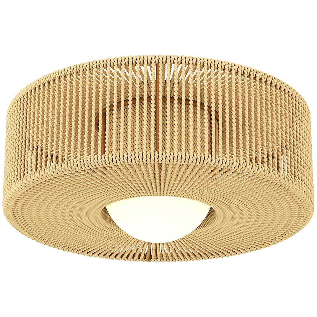 Lampadario a sospensione in corda di canapa ¨C Xylo ¨C Stile boho con attacco G9 LED