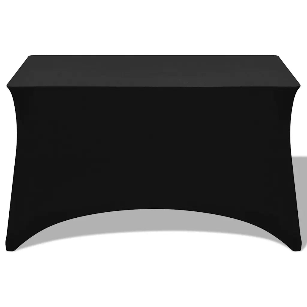 Fodere Elasticizzate per Tavolo 2 pezzi 183x76x74 cm Nero CFW4961170
