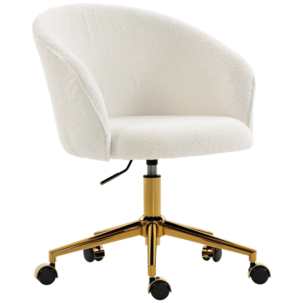 Sedia da ufficio ergonomica regolabile in altezza ¨C Minimal ¨C crema