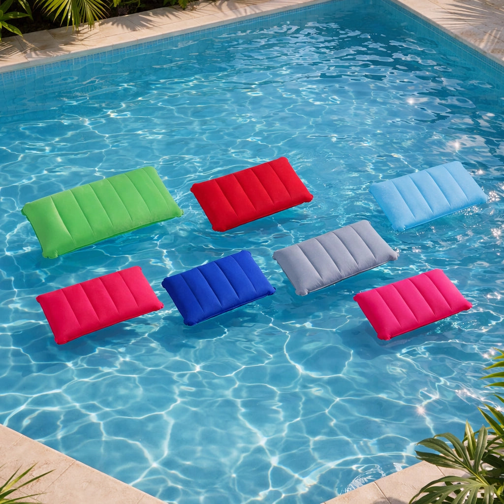 CUSCINO FLOCCATO VARI COLORI 43x28x9CM - INVIO CASUALE