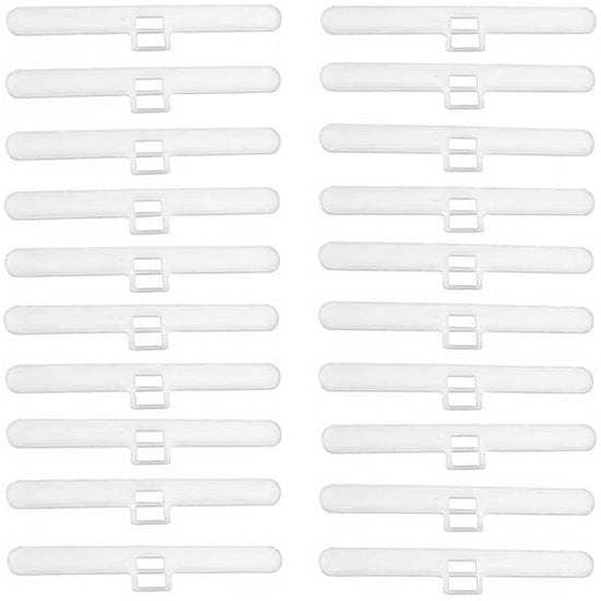 20 pezzi di supporti orizzontali per veneziane, accessori di riparazione per veneziane in plastica, per lamelle da 89 mm/3,5 pollici