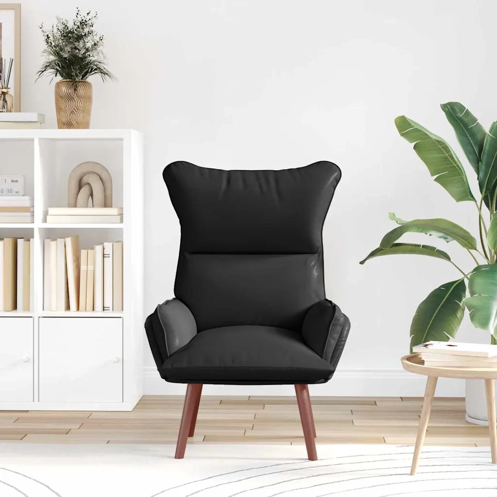 poltrona Nero 69 x 74 x 93 cm Pelle Artificiale 42001863