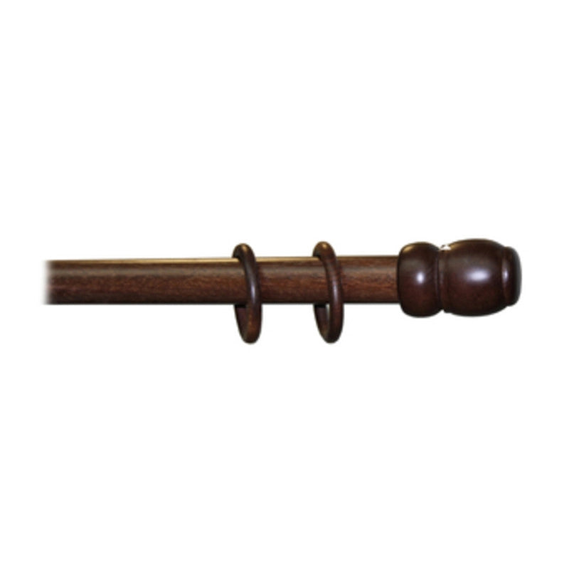 BASTONE LEGNO A STRAPPO D 35 NOCE SC 210CM S/SUPP.