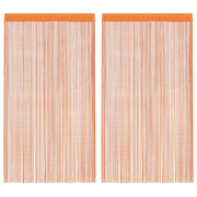 Tende a Filo 2 pz Arancio 140x250 cm