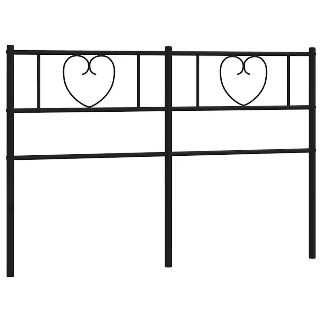 Testiera di Ricambio in Metallo Nero 150 cm 355497