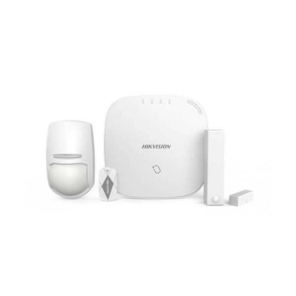 Kit centrale radio hikvision axiom hub 3g/4g composto da 1 centrale, 1 contatto magnetico, 1 sensore ir, 5 tag - ds-pwa32-nst