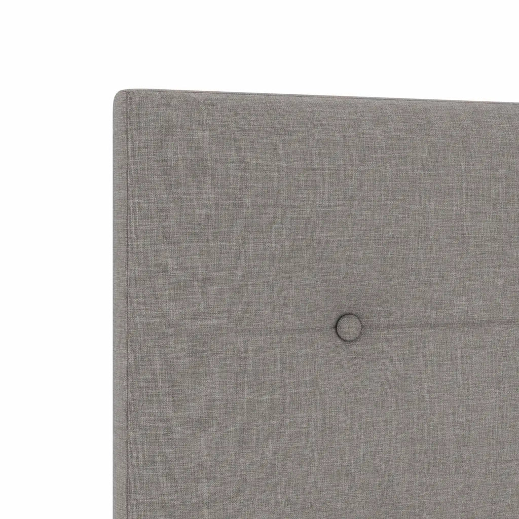 Letto box spring con materasso Tortora 140 x 200 cm Tessuto 3451231