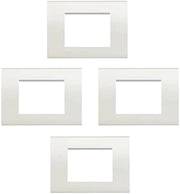 Bticino placca living light tecnopolimero 3 posti multipack da 4 pezzi