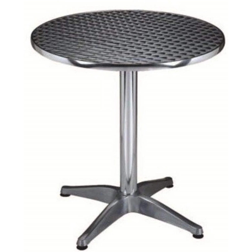 TAVOLO DA BAR TONDO 70 X H 70 CM WATERPROOF IN ALLUMINIO