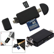 Trade Shop - Tipo-c Adattatore Otg Micro Usb Usb 2.0 Sd Micro Sd Card Reader Pc Smartphone -
