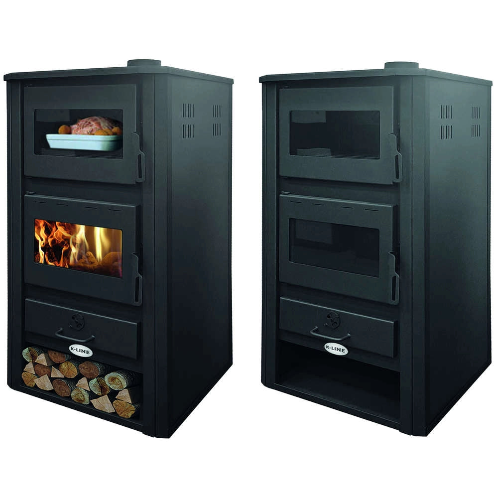 Stufa a Legna K-Line Kaicco Idro con Forno 21,4 kW