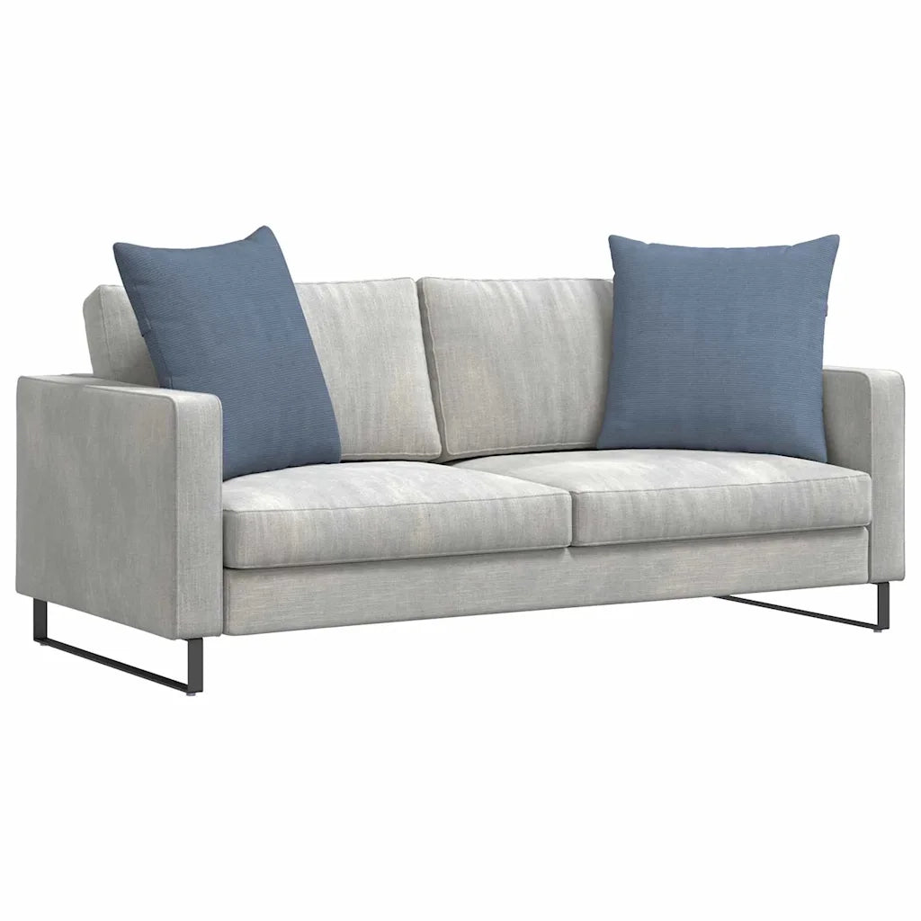 Cuscini da Divano 2 pcs Blu 60 x 60 cm Tessuto in Cords 42014035