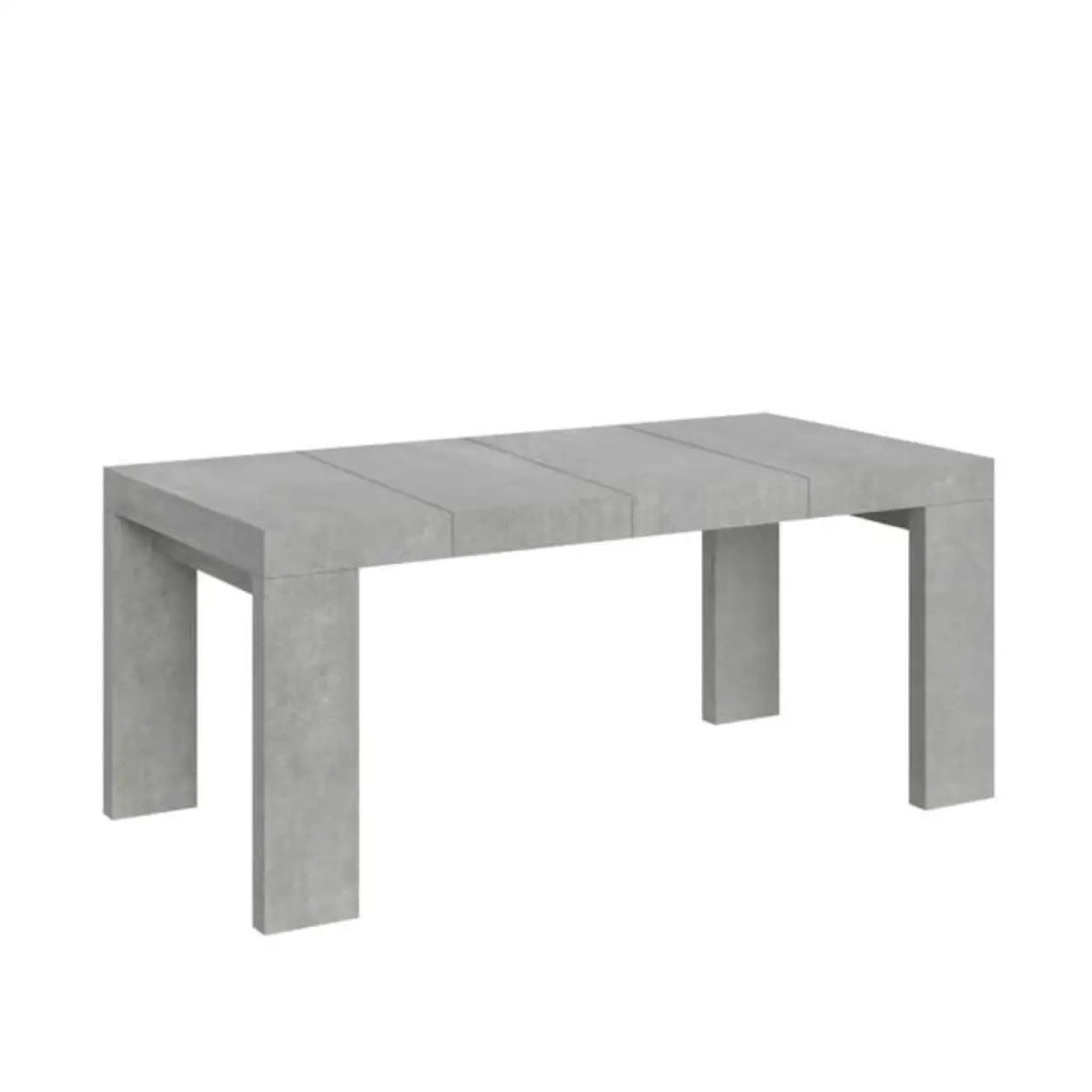 Tavolo allungabile 140/244x90 cm Roxell Premium colore cemento