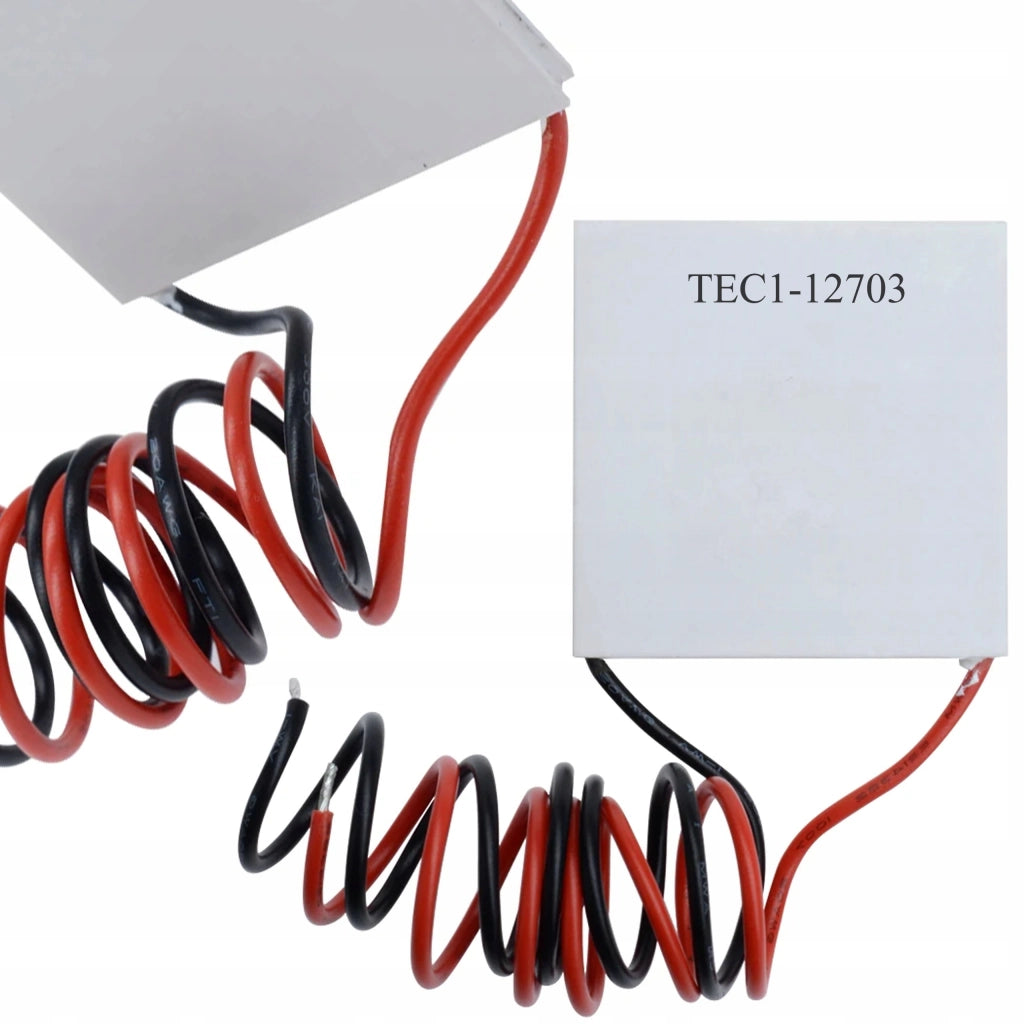 Ogniwo Peltiera TEC1-12703 – Raffreddamento e Riscaldamento | 40x40mm, 36W, 12V | Per Frigoriferi Portatili, Elettronica