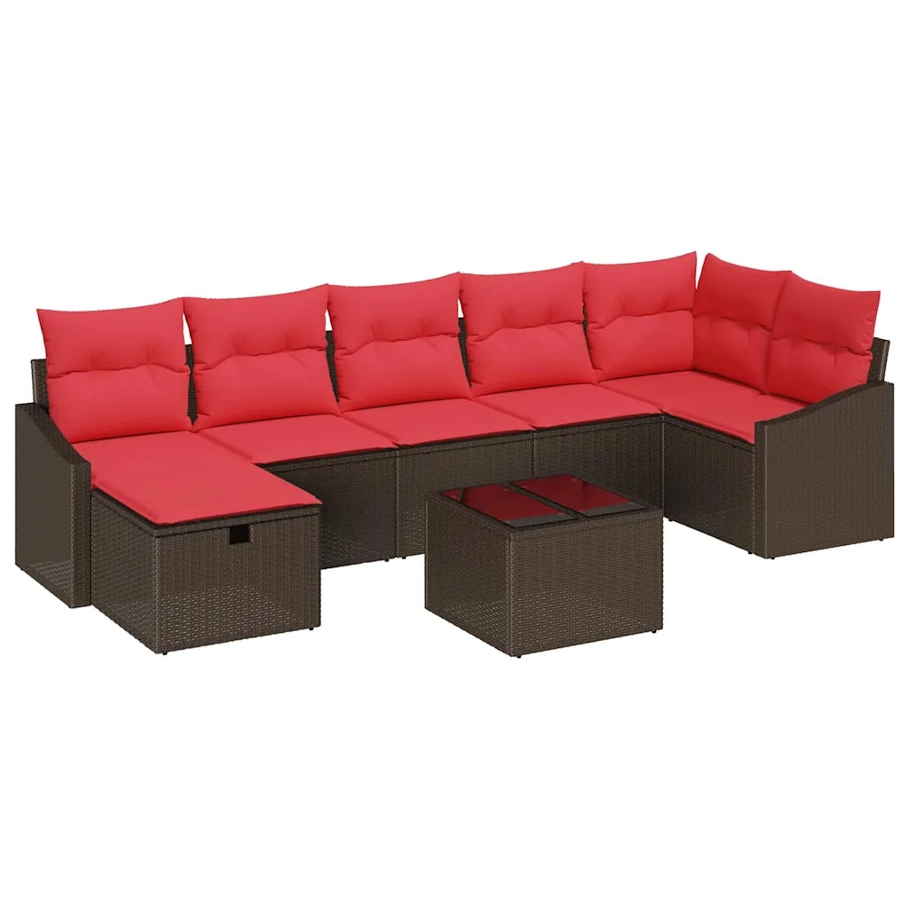 Set di divani 8 pz polyrattan 3359313