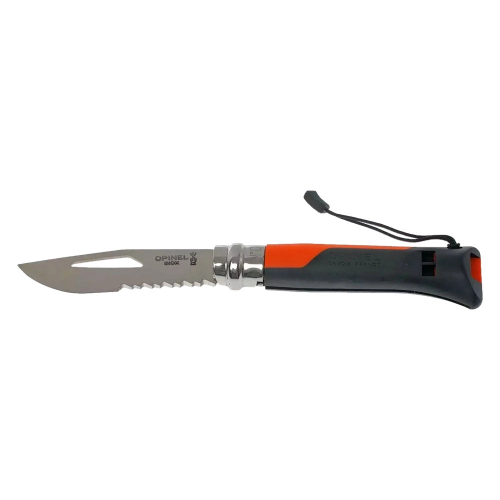 COLTELLO MULTIFUNZIONE 'VRI OUTDOOR' manico arancio/antracite  - OPINEL