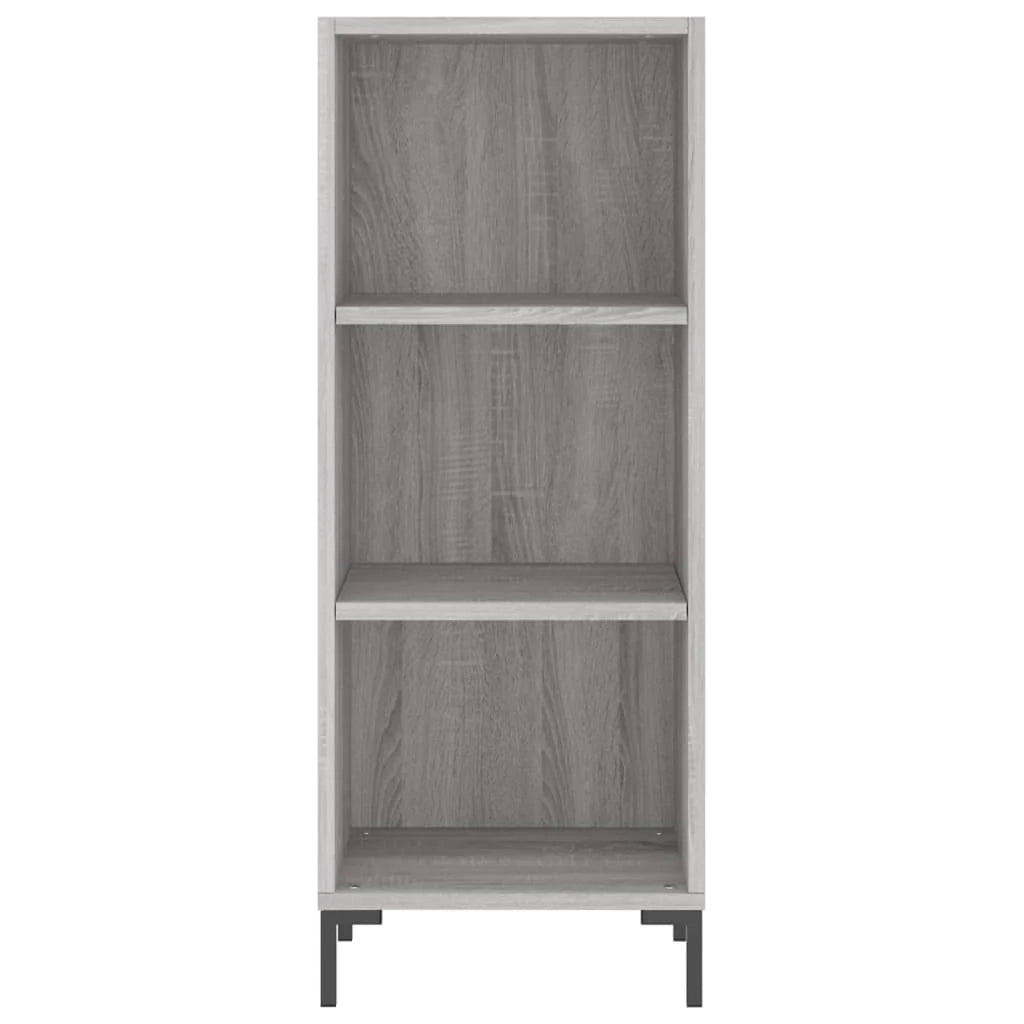 Buffet credenza cassettiera armadio mobile contenitore organizer cucina soggiorno salotto Sonoma 34,5 x 32,5 x 90 cm legno ingegnerizzato grigio 02_0036300