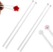 Elettrodi alimentari 2 pezzi - Elettrodi per gatto - Riciclabili - Antiscivolo - Leggeri - Plastici - 25 cm