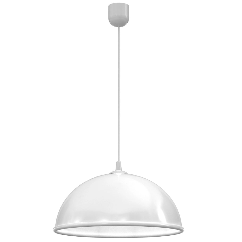 Lampada a sospensione bianca semicircolare E14 15W Luminex