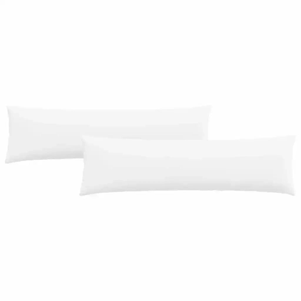 Cuscini da Divano 2 pcs Bianco 145 x 40 cm Tessuto 42013836