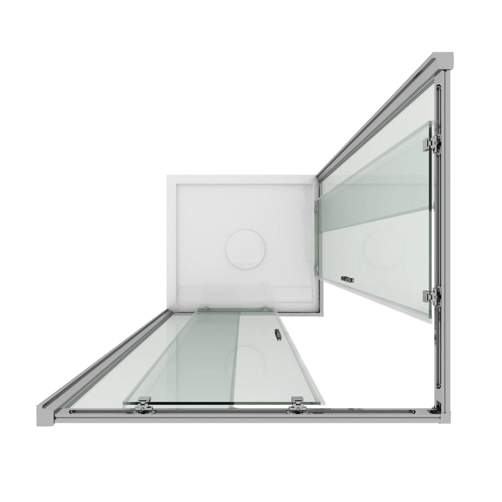 Box doccia 70x72CM H185 trasparente mod. Junior
