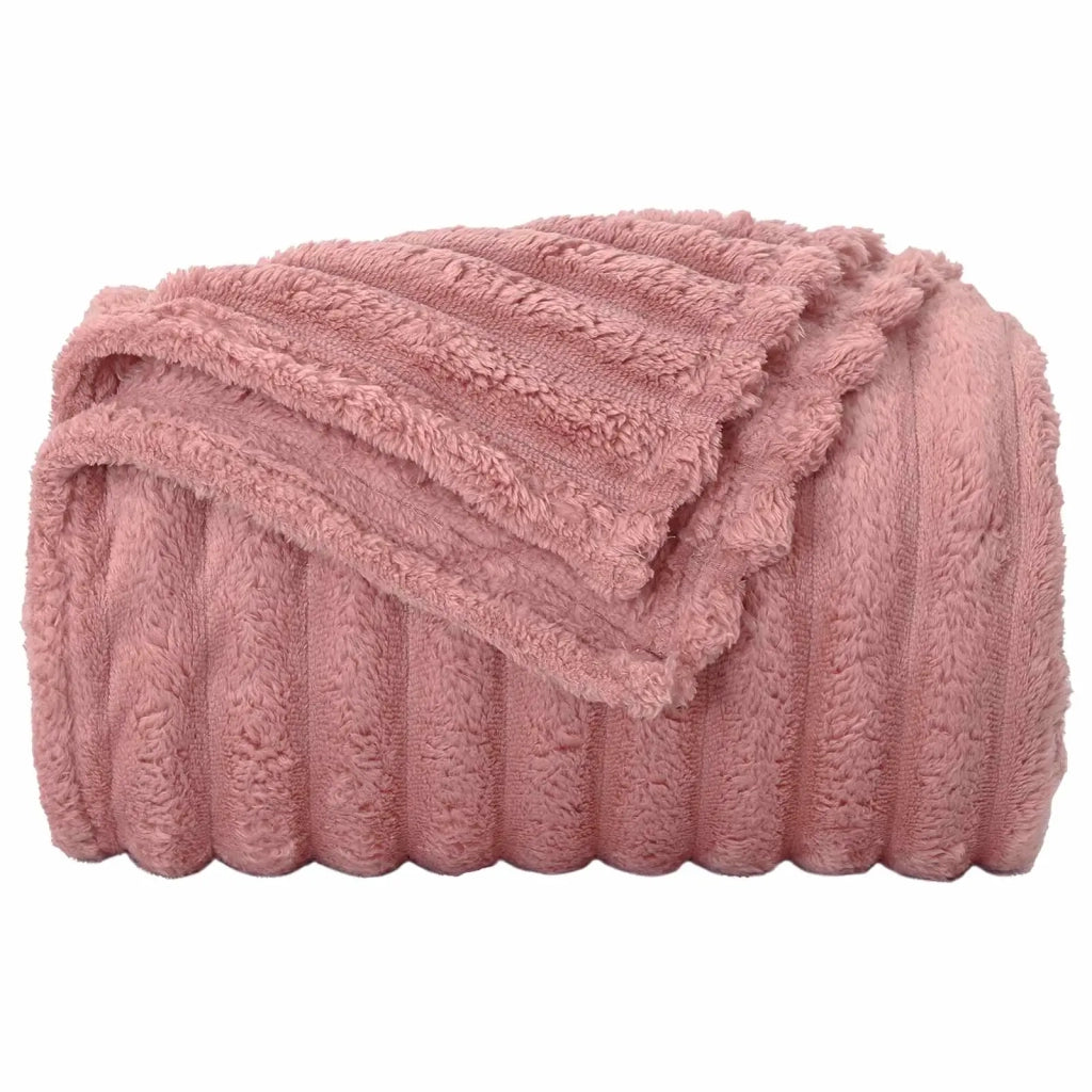 Coperta Rosa 150 x 130 cm Panno 42016861