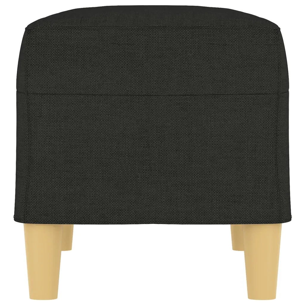 Panca Nero 70x35x41 cm in Tessuto 349371