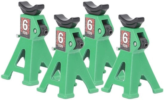 Sostegno Jack in Lega Leggera - Altezza Regolabile - Peso Leggero - 4 Pezzi - Ambientalmente Sostenibile - Sostegno a Coda di Cavallo