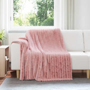 Coperta Rosa 200 x 150 cm Panno 42016862