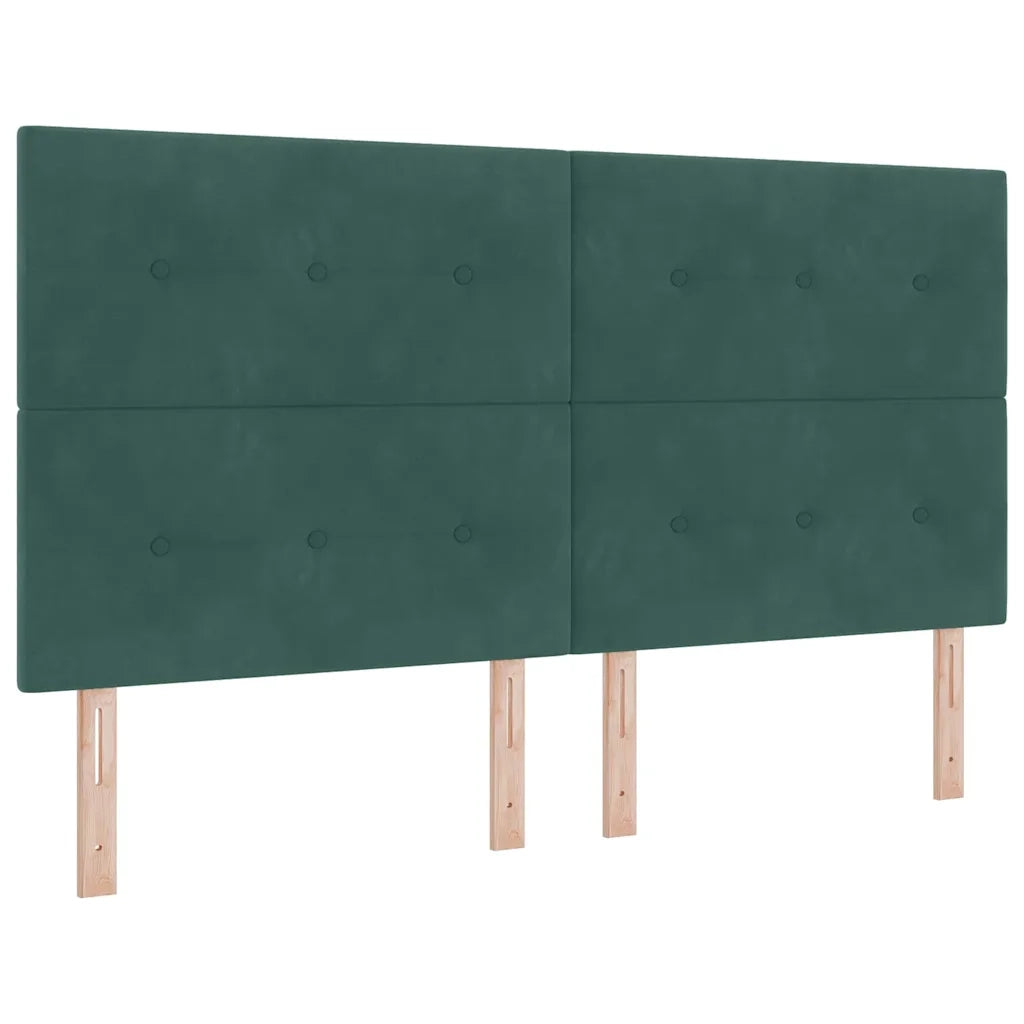 Testiera | Testata Verde Scuro 180 cm Velluto