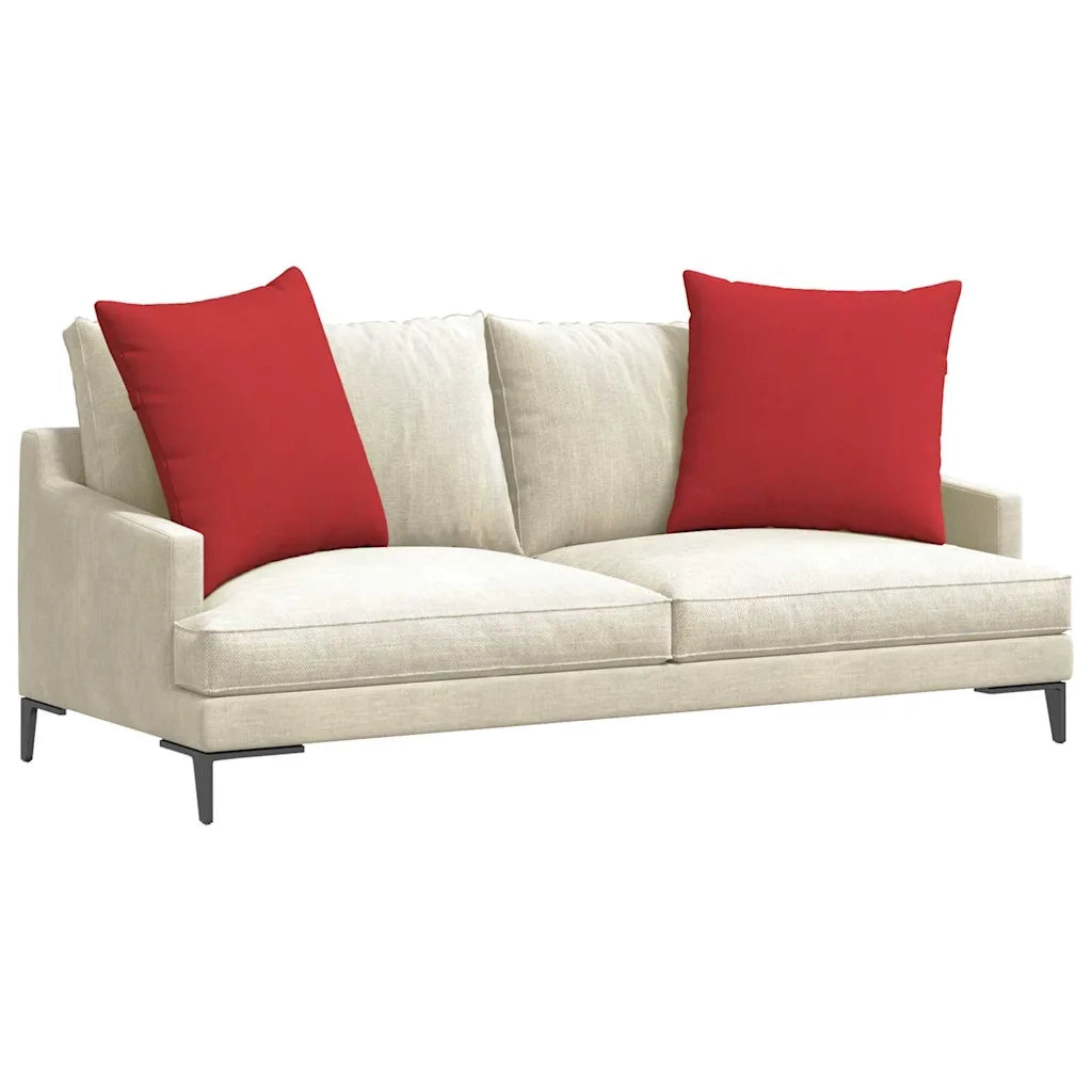 Cuscini da Divano 2 pcs Rosso 60 x 60 cm Tessuto 42014009