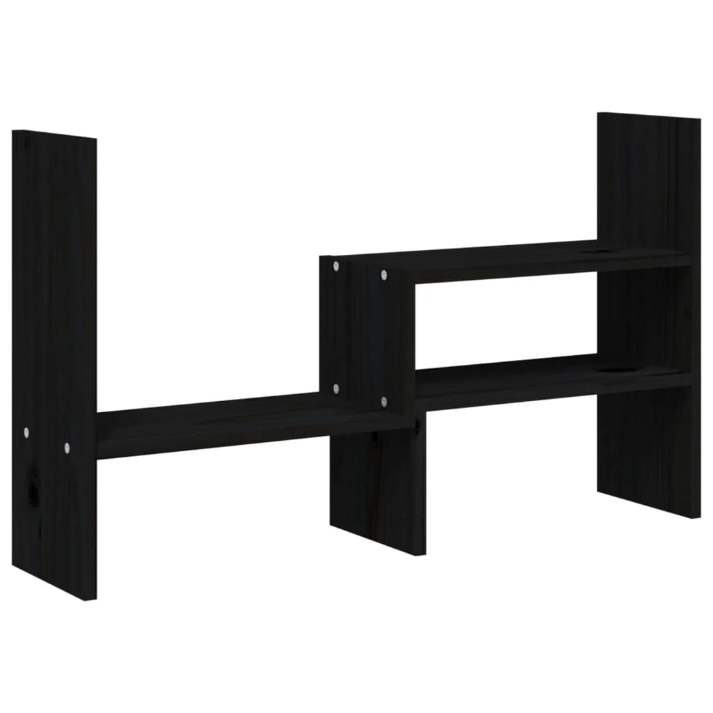 Supporto per monitor nero (39-72 pollici) x 17 x 43 cm legno di pino massello 02_0004468