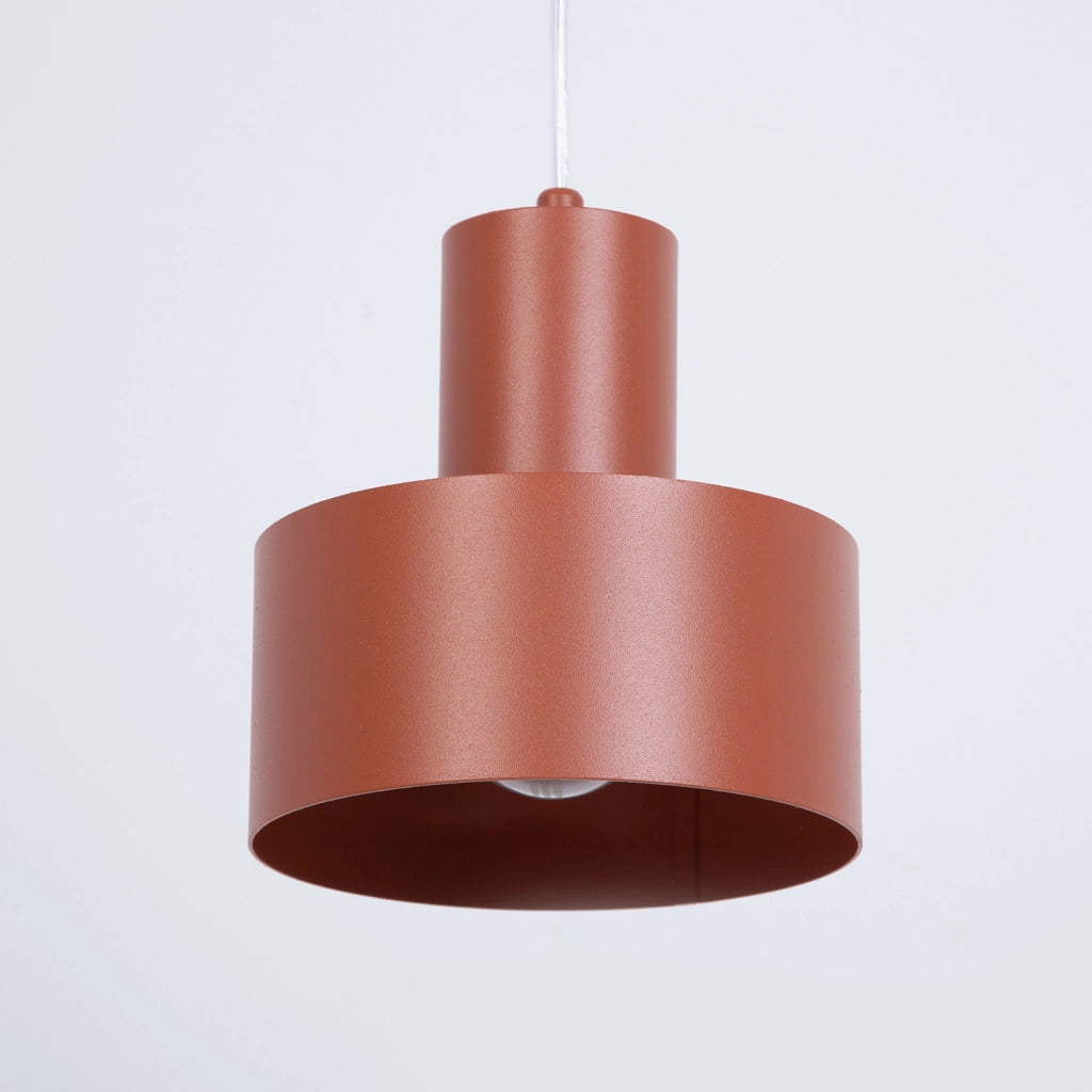 Lampada a sospensione RIF rotonda mattone Ø15cm E27 Sigma