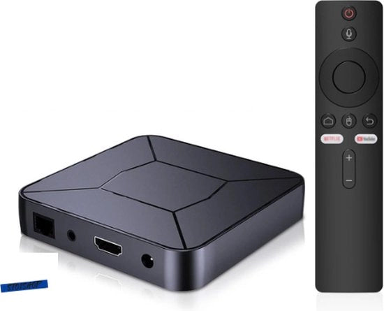 Box TV 4K con Android 11 e Streaming con WiFi e Bluetooth Incluso