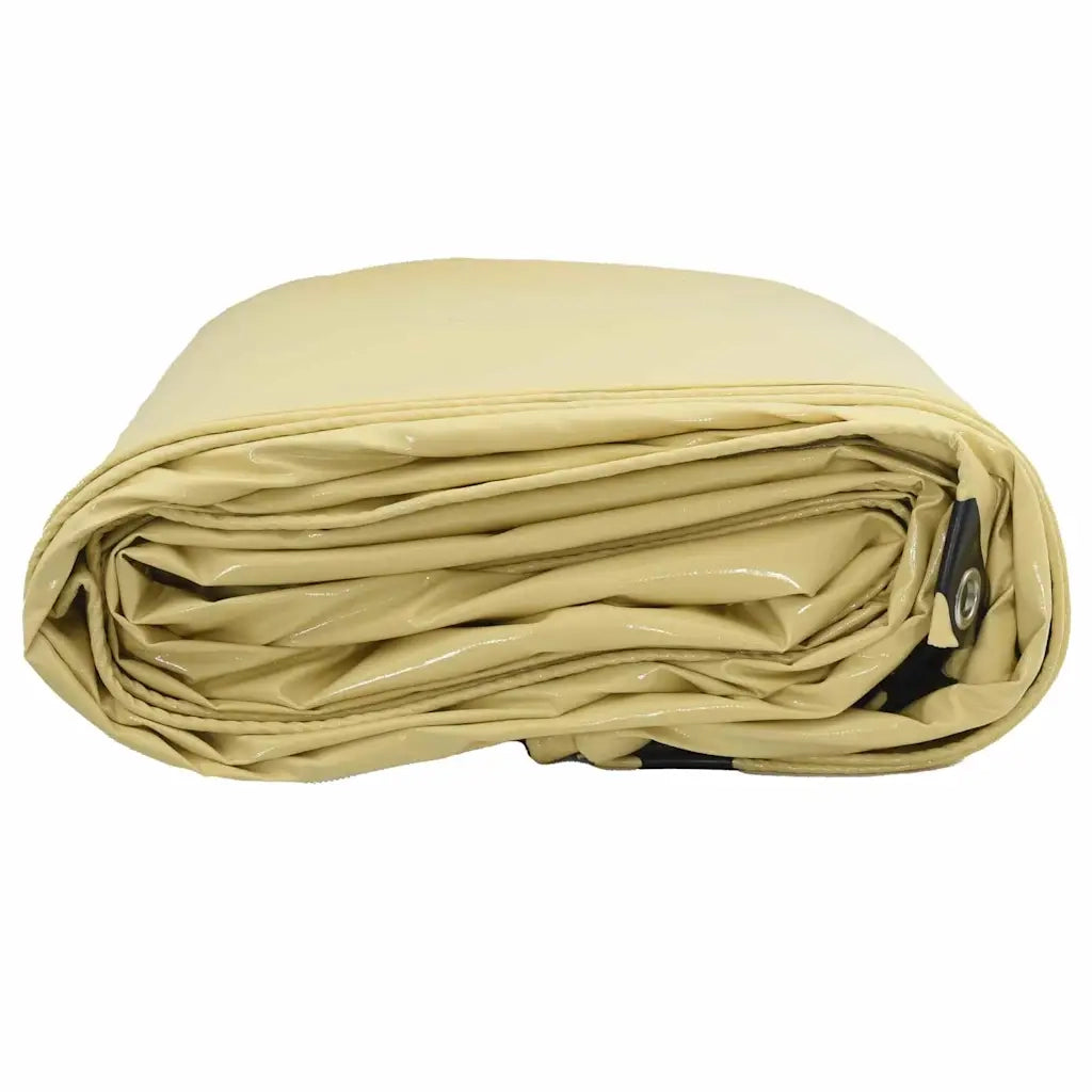 Telo 650g / m² Beige 2,5 x 3,5 m Tela con rivestimento in PVC 42017742