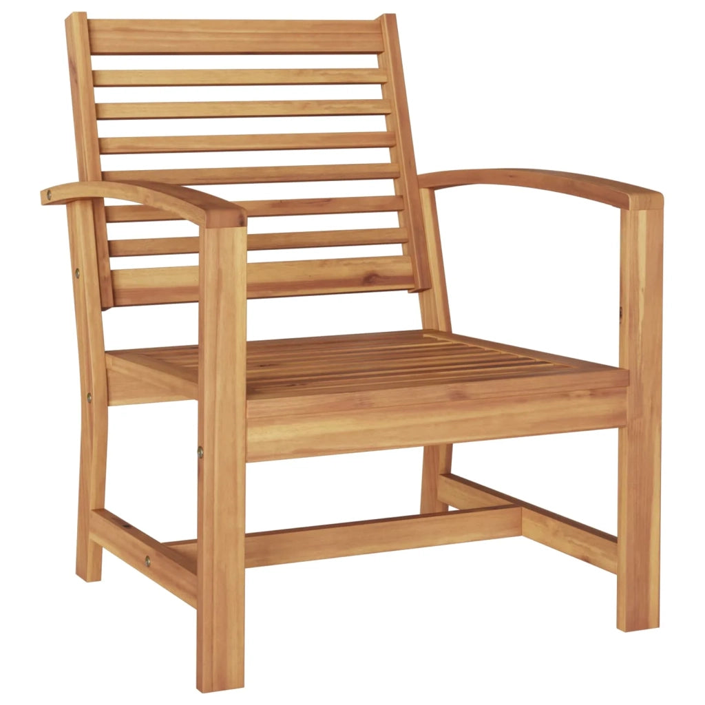 Sedia 2 Pezzo Marrone 65 x 60 x 76,5 cm Legno di teak solido 42006402