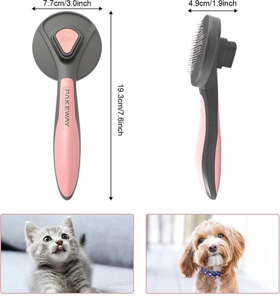 Spazzola per cani, gatti e cavalli piccoli, medi e grandi.