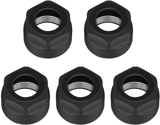 Set di spannatori a 5 pezzi ER16A - Spannatore a 5 facce - Macchina da tornio CNC - Duraturo - Resistente all'ossidazione - Affilato con precisione - Spannatore a spinta