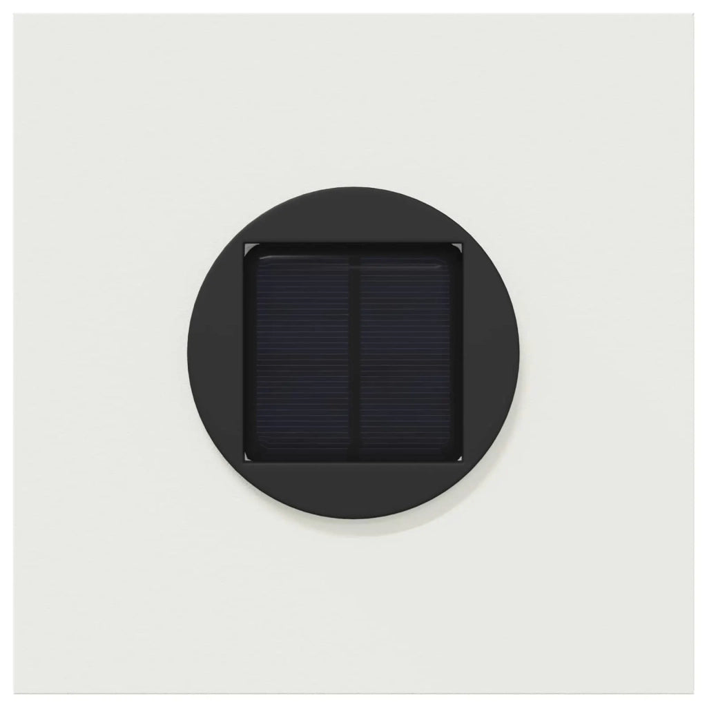 Faro LED solare per sentieri 2 pcs Bianco 879794