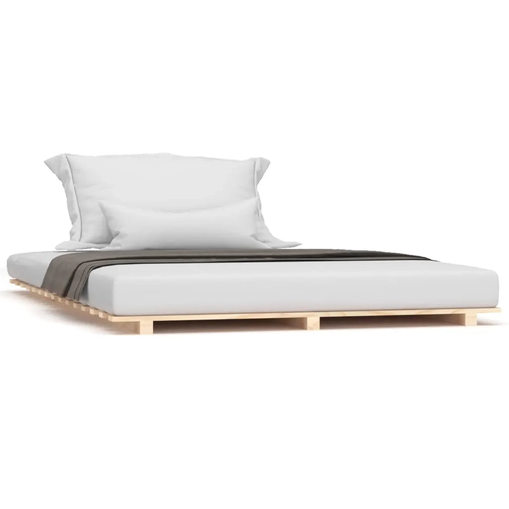 Giroletto senza Materasso-Struttura Letto 120x200 cm in Legno Massello di Pino 596919