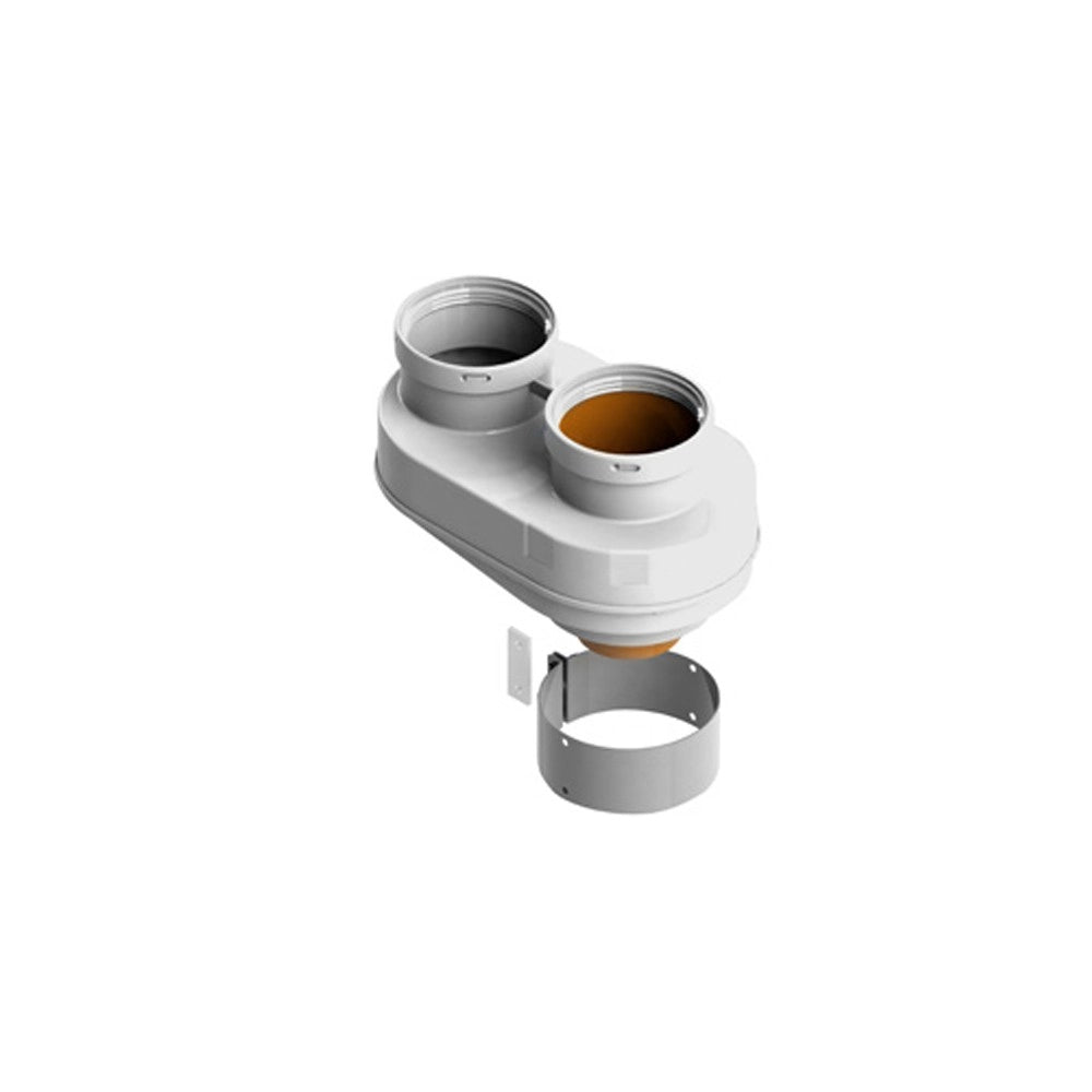 Sdoppiatore universale d60-100 mm in acciaio zincato per ariston