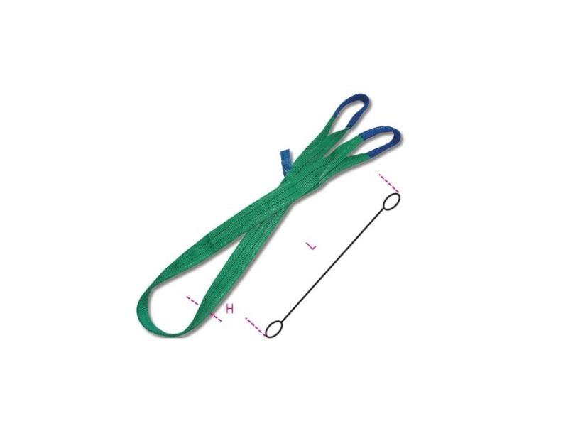 Fascia di sollevamento Betafer Robur 8153 4-T2 alta tenacità 2 strati 2000Kg - 2 metri