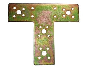 PIASTRA DI GIUNZIONE A T- - mm.160x45x100 - 15 pezzi